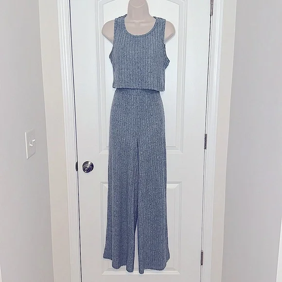 2pc Cozy Pants Set - Blue - Picture 5 of 7